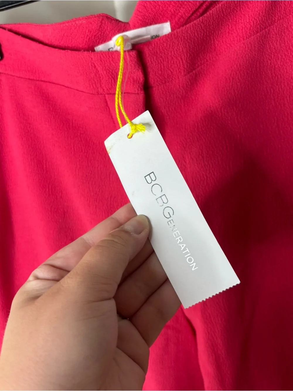 BCBGeneragion Women's Hot Pink Ponte Knit Pull-On Pants Size 8